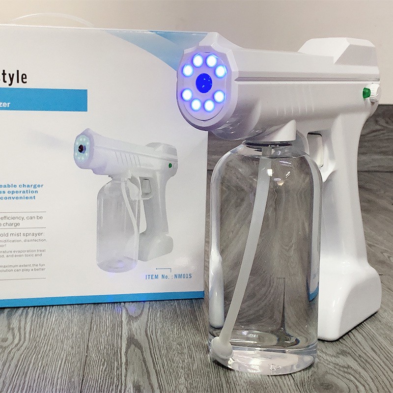 【33LV.ID】Nano Spray Gun Disinfectant wireless 800ml disinfectant anti virus rechargeable blue light