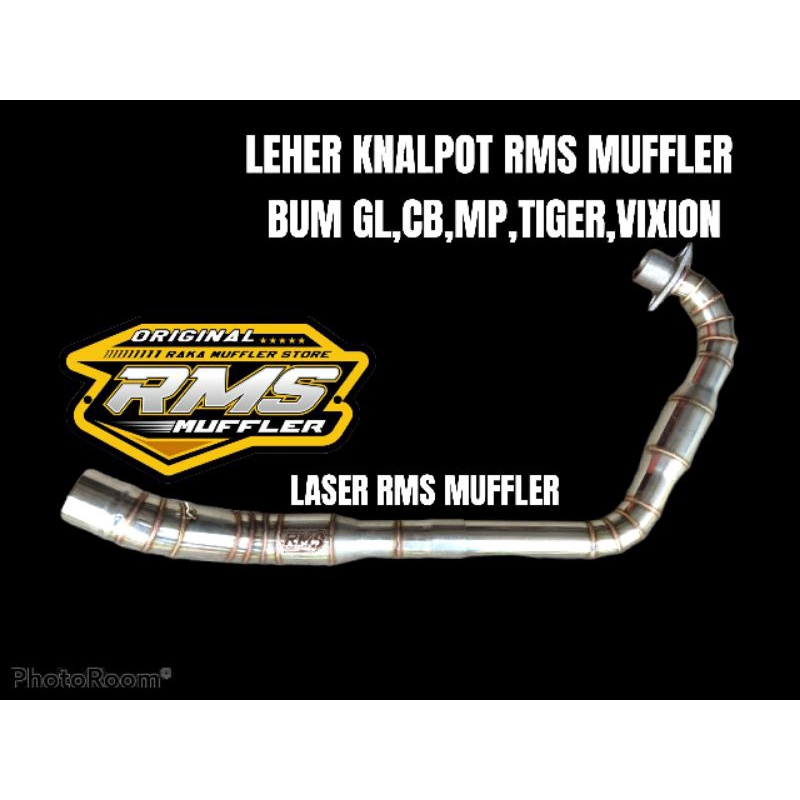 LEHER KNALPOT MEGAPRO CB GL TIGER VIXION BUM RMS MUFFLER ORIGINAL D50MM