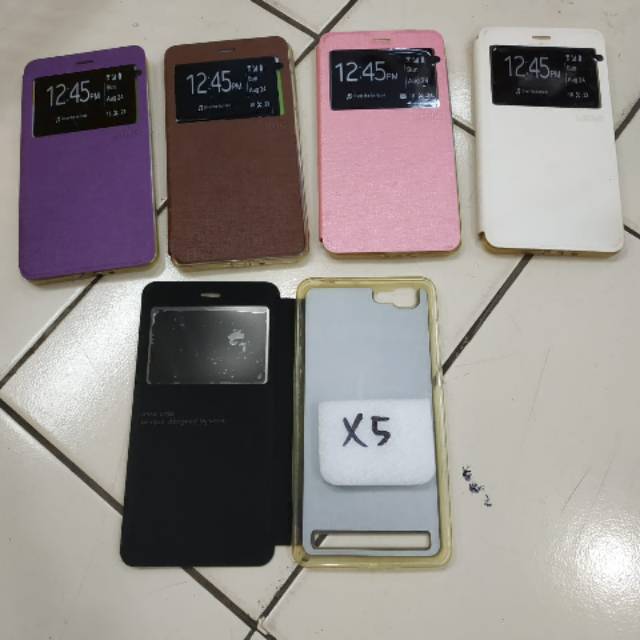 Flip case Vivo X5 flipcase book cover sarung buku buka tutup flipshell