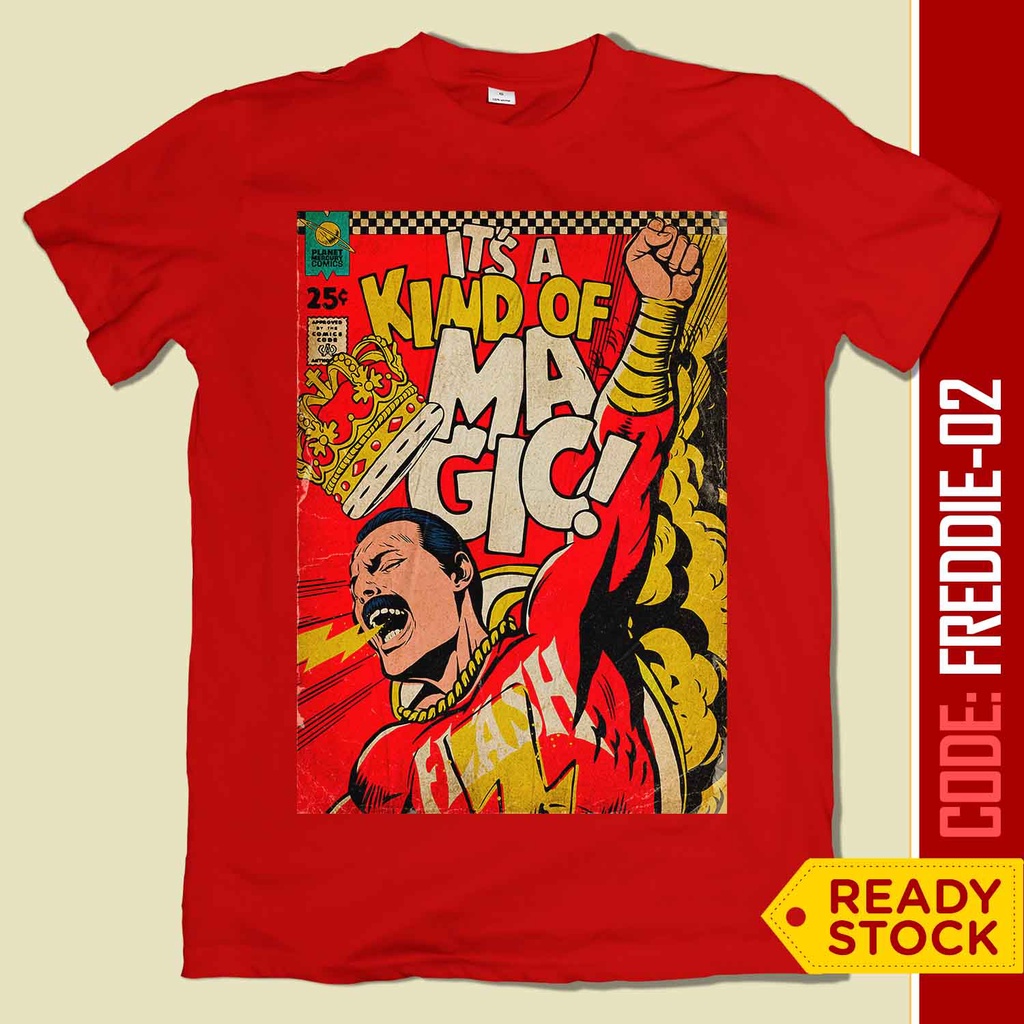 READY STOCK! KAOS FREDDIE MERCURY, KAOS QUEEN SINGLE