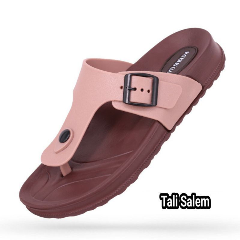 (COD) TERMURAH Sandal Jepit Santai Karet Wanita Yumeida 9062