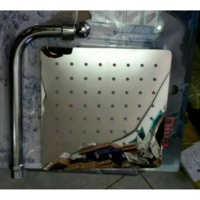 Wall shower / shower tanam stainless / shower tembok stainless