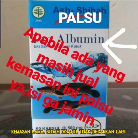Pro Albumin Ash-Shihhah Kapsul Ekstrak Ikan Gabus / Kutuk Original