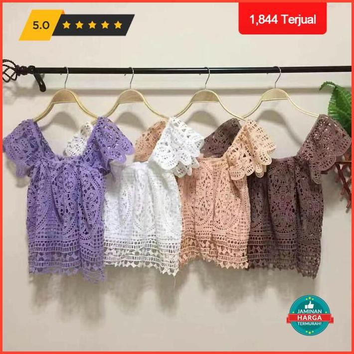 Atasan Wanita Casual Import/Blouse Wanita Import Rajut - Ungu Exclusive