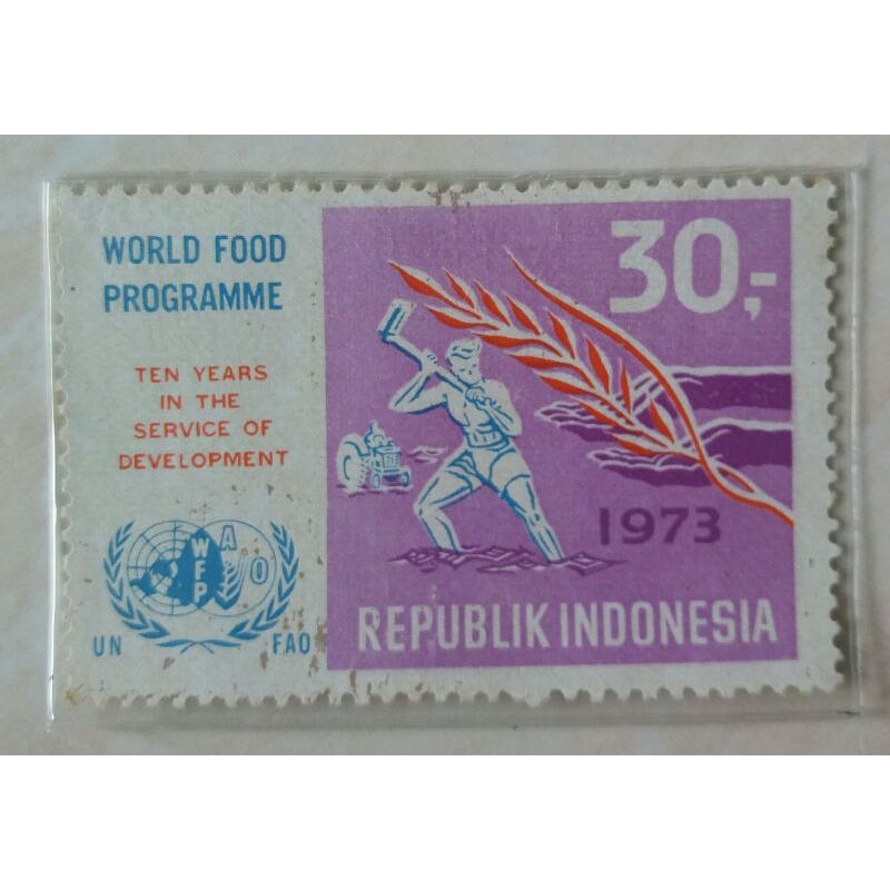 

Perangko 10 Tahun Program Pangan Seluruh Dunia (1973) Single Set Mint
