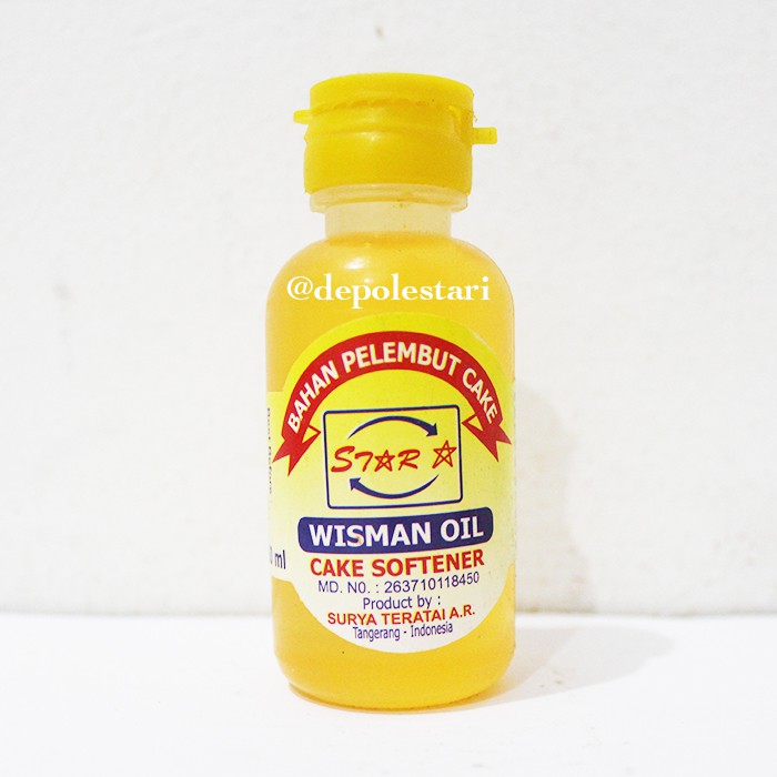 

StarA / spontan Softener Wijsman (Wisman) oil 60ml - Pelembut Kue Bolu
