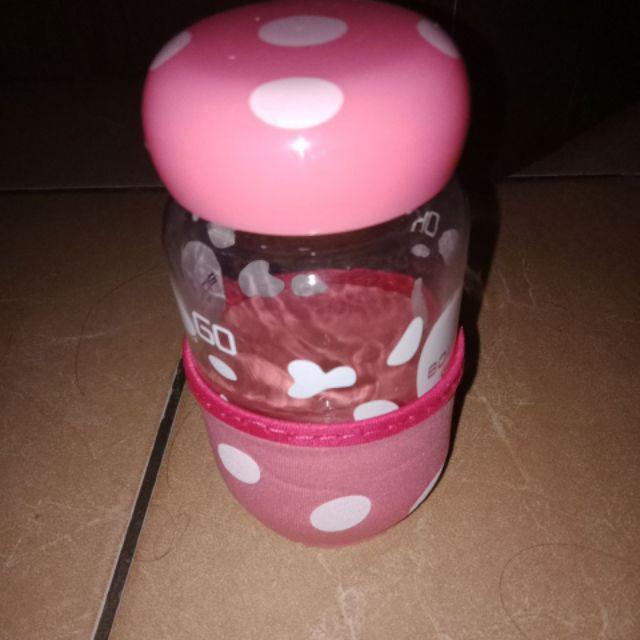 Botol Minum Kaca / Botol Jamur / Botol Tumblr / My Bottle Mushroom