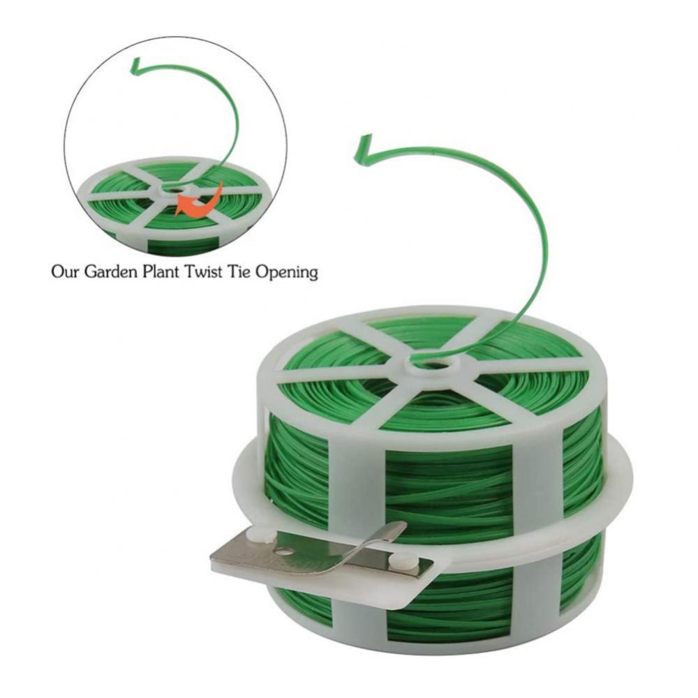 20/50/100M Garden Twist Tie /Green Coated Wire Twist Tie /Kabel Tie Pengikat Tanaman/Kawat Twist