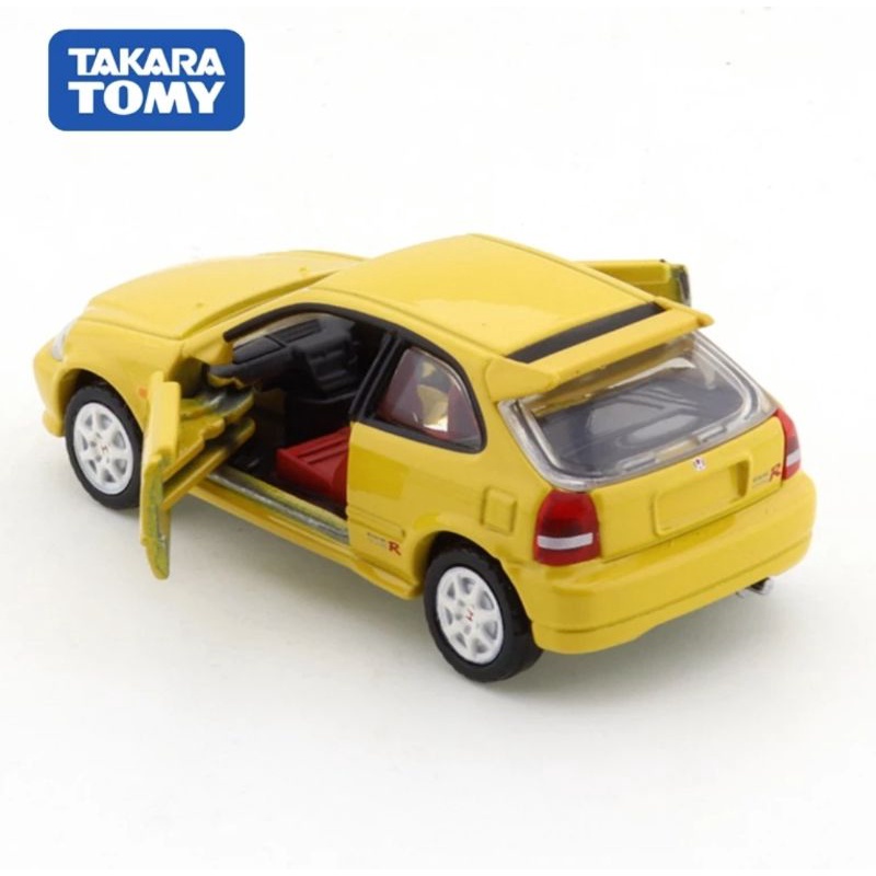 Tomica premium 37 Honda Civic Type R Yellow TAKARA TOMY Original Diecast Miniatur Mobil Honda Civic Type R