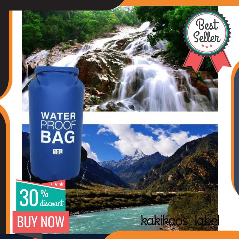 Dry Bag Travel Bag Drybag 10L Tas PVC Anti Air Waterproof Mancing