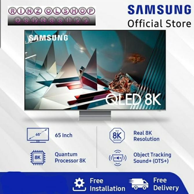LED TV SAMSUNG 65Q800T SMART TV QLED 8K QUANTUM PROCESOR 65Q800TAK Termurah