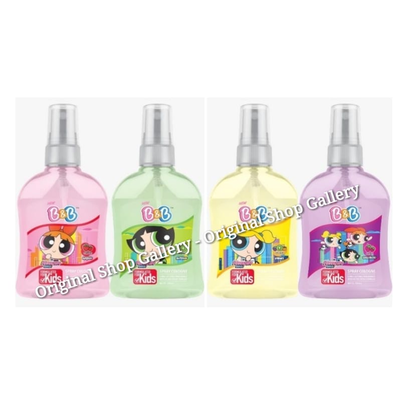 Jual B&B Kids Spray Cologne Powerpuff Girls Blossom Bubbles Buttercup ...