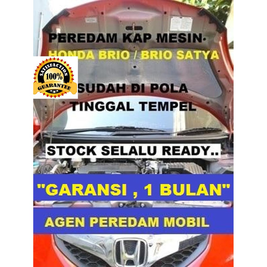 DISCONT Peredam Kap Mesin Mobil Honda BRIO atau BRIO Satya