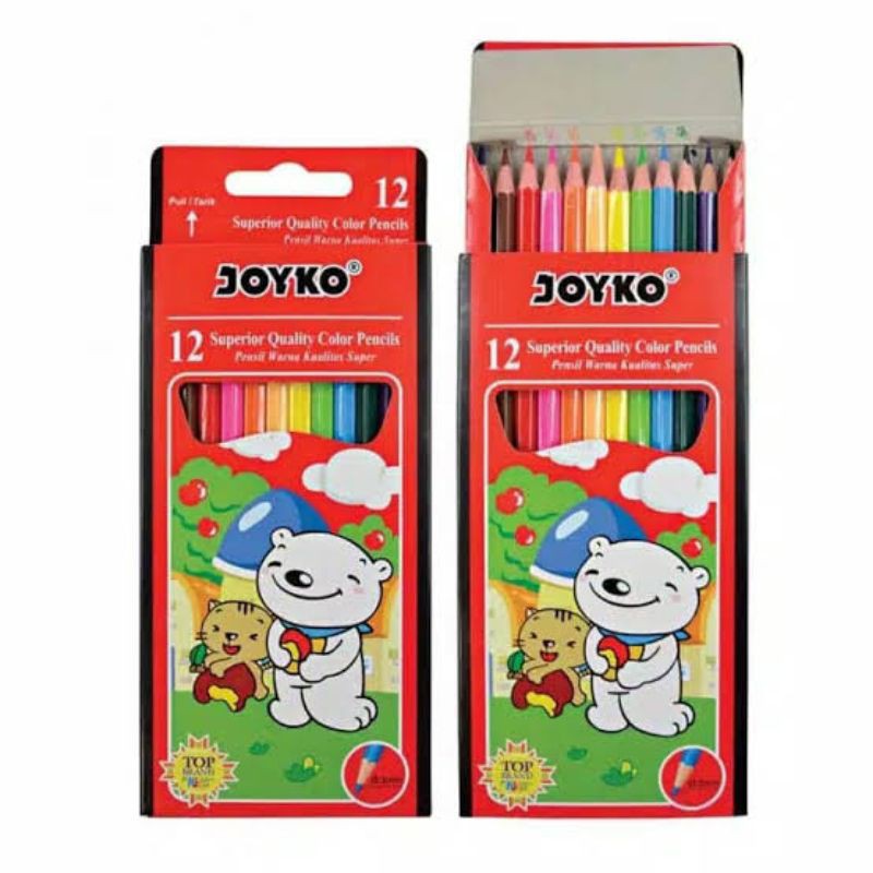 

PENSIL WARNA JOYKO 12 WARNA PANJANG CP-12PB