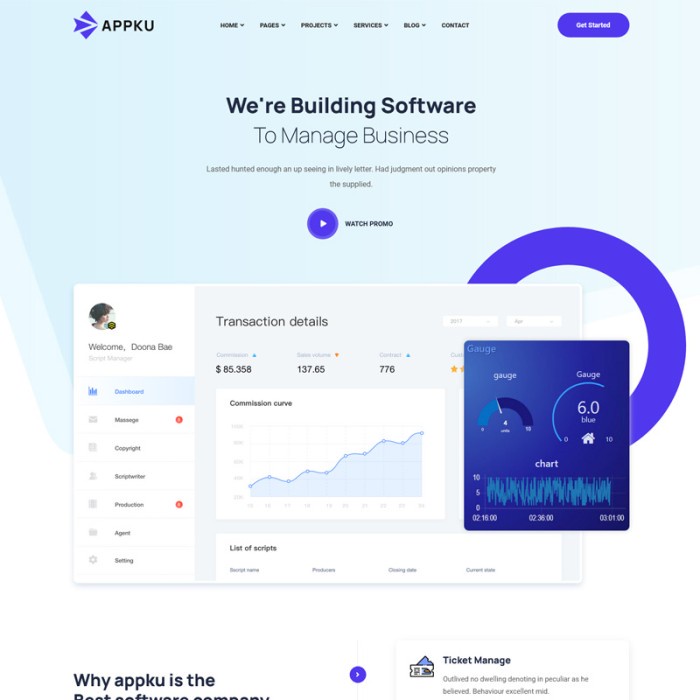Appku 1.0.1 - Responsive Landing Page HTML Template (6 Home Variation)