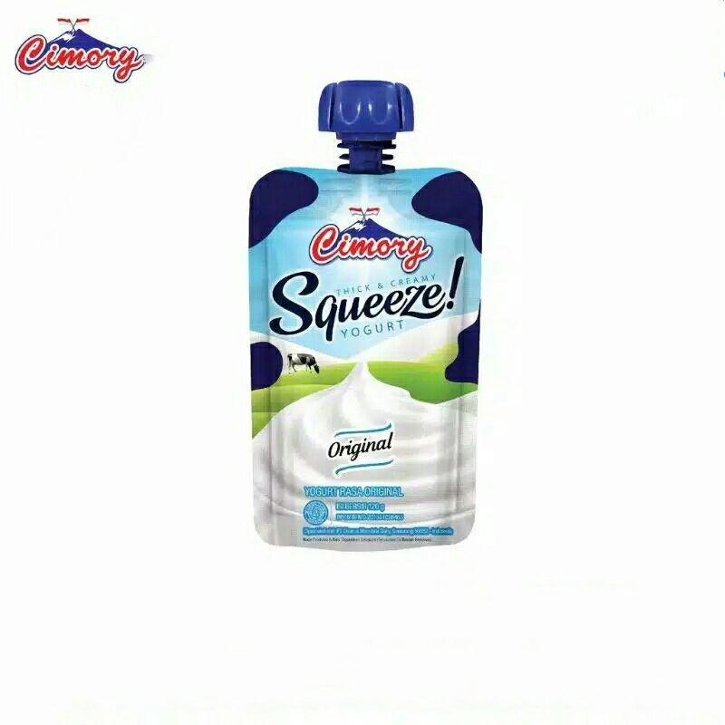 

CIMORY SQUEEZE YOGURT 120g RASA ORIGINAL/KARTON(isi : 24 pcs)