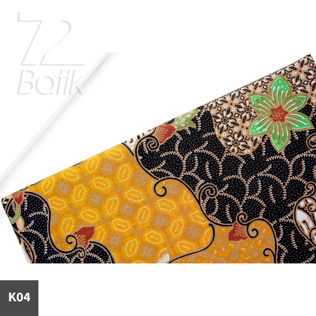 KAIN BATIK PREMIUM Bahan Katun Motif Sekar Jagad Warna Kuning 721553 Cap 72 Jarik Jarit Samping Kebat Panjang Batik Katun Modern Premium Bahan Seragam Batik Pernikahan Kantor Keluarga Murah Kamen Jadi Batik Bali Lembaran