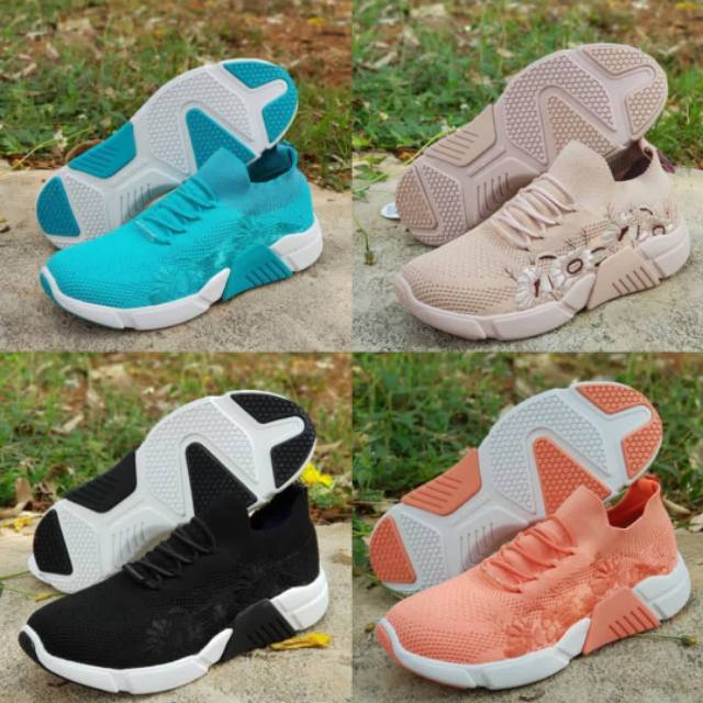 Skechers block popy woman+ lengkap box