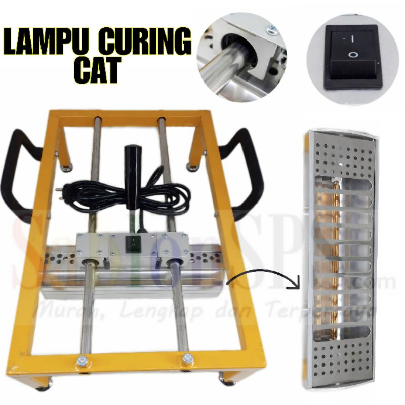 LAMPU CURING PENGERING CAT LAMPU PEMANAS INFRARED PORTABLE