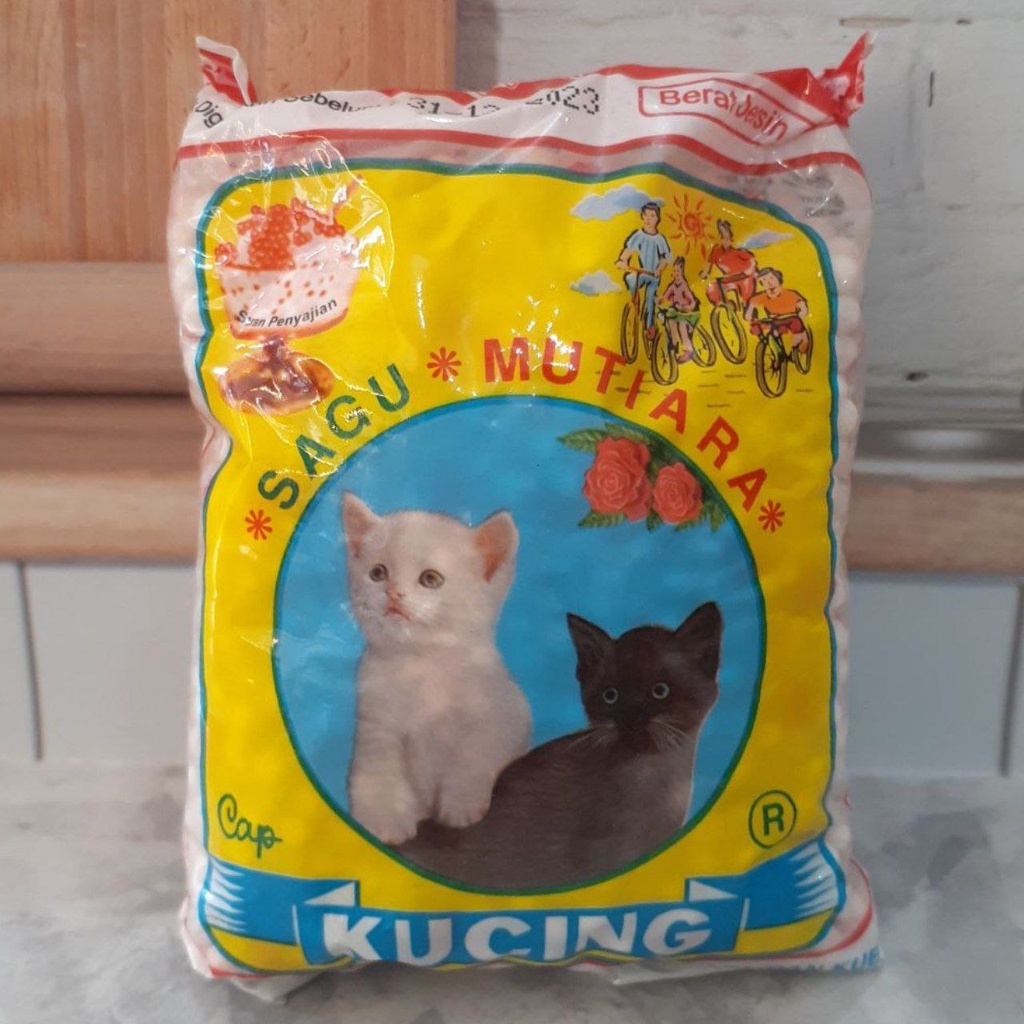 

Sagu Mutiara Cap Kucing kemasan 100g