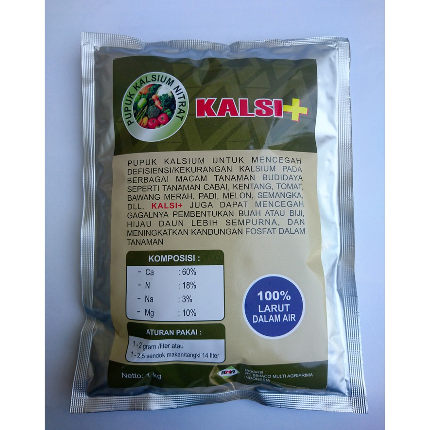 Pupuk Kalsium Nitrat KALSI+ 1kg Ca&No3