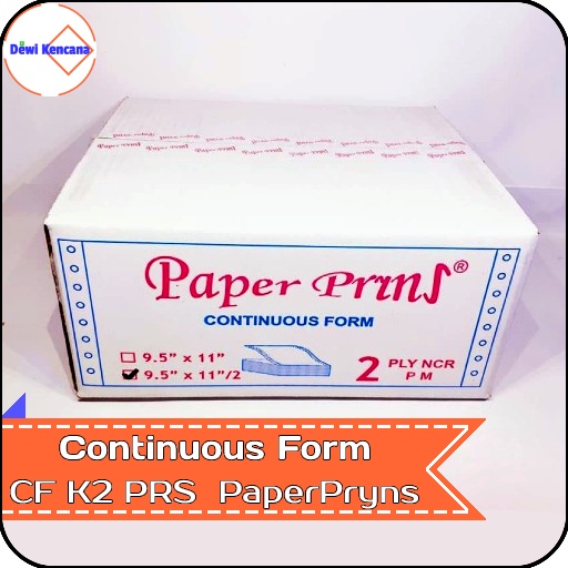

Dck Kertas Continuous Form 9,5" x 11"/2 2 PLY NCR K2 PRS PaperPryns