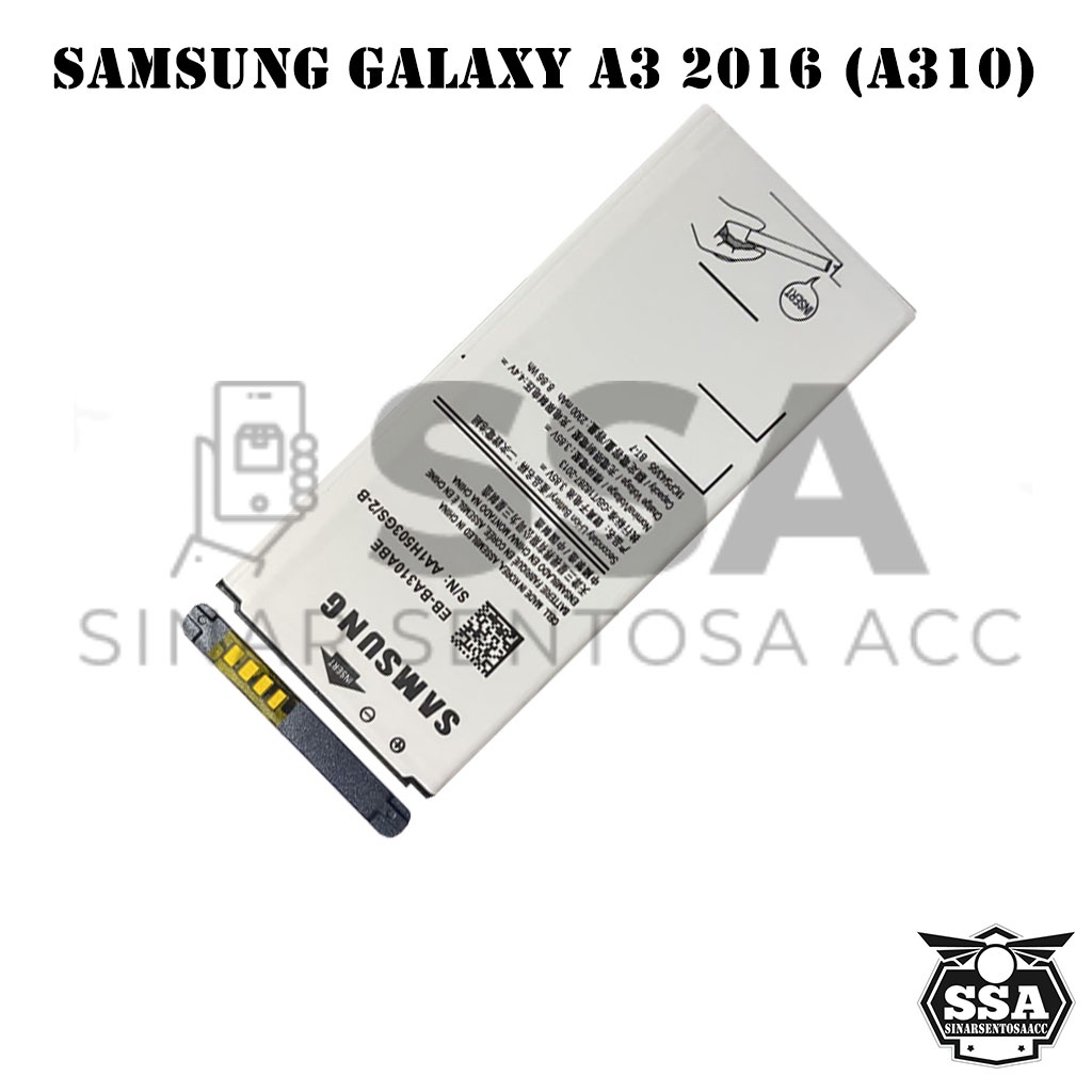 Baterai Original OEM Samsung Galaxy A3 2016 A310 EB-BA310ABE BA310ABE HP Ori Battery Batrai Batre Batu Batere GARANSI AWET MURAH