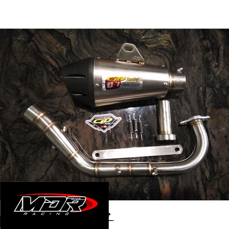 Knalpot CLD Racing type C7 Mio J X-ride Mio M3 125 Soul GT