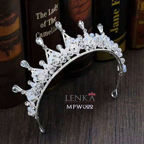 [PALING LARIS] TIARA WEDDING MAHKOTA PENGANTIN AKSESORIS PESTA MODERN MPW022