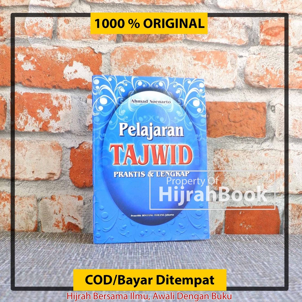 Buku Islam Pelajaran Tajwid Praktis Dan Lengkap Buku Tajwid Ahmad Soenarto 100% ORIGINAL