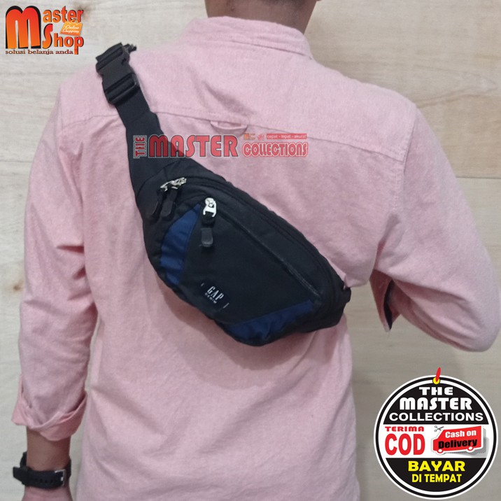 TAS SELEMPANG PRIA WAIST BAG HEYLOOKTas Pinggang Pria Waist Bag Sling Waistbag Selempang Slempang