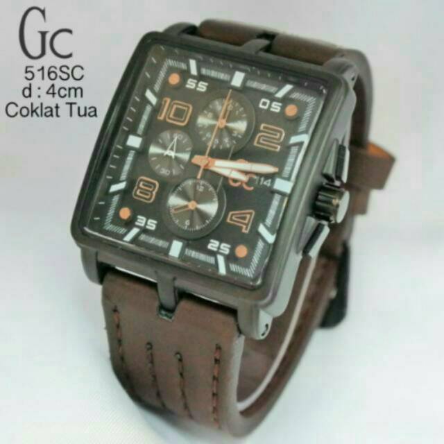 JAM TANGAN PRIA GC KW SUPER CRONO DAN TGL ON