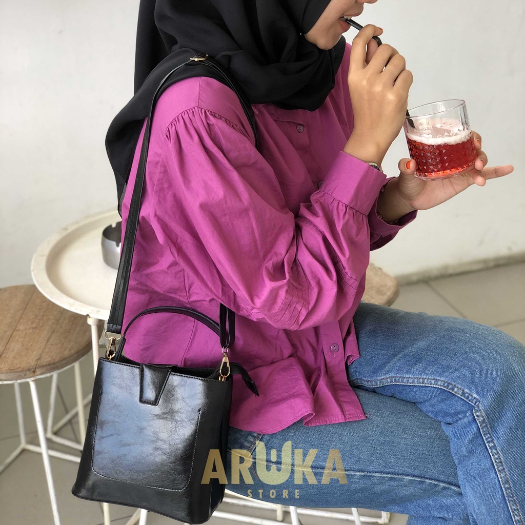 ARUKA_STORE -TAS PIANA TAS SELEMPANG WANITA TAS SLINGBAG FASHION TERBARU TAS BAHU MURAH MERIAH TAS WANITA