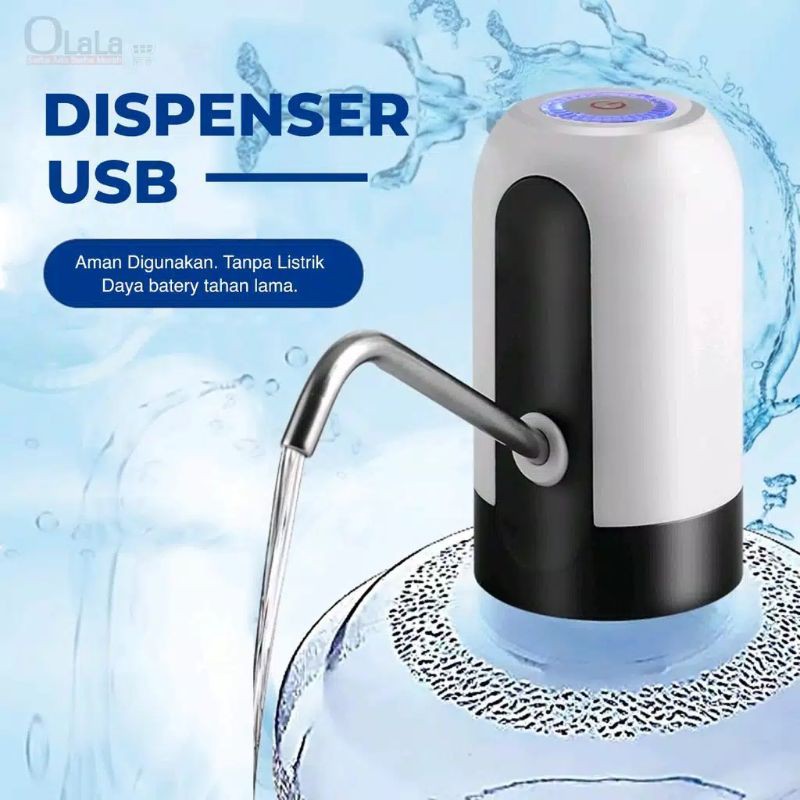 dispenser USB atau pompa galon elektrik