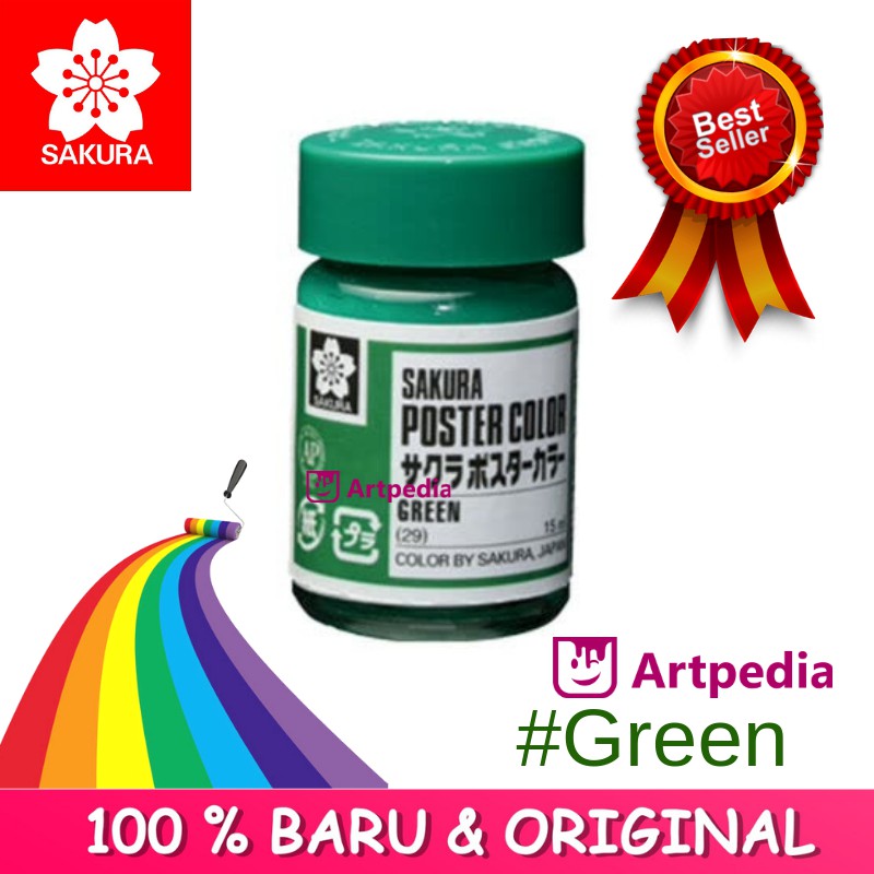 

Sakura Poster Color Green 15ml ( Cat Poster Sakura )
