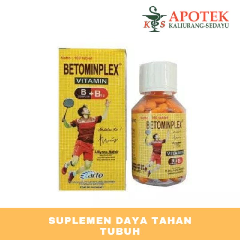 Jual Betominplex 100 Tablet Vitamin B Complex | Shopee Indonesia