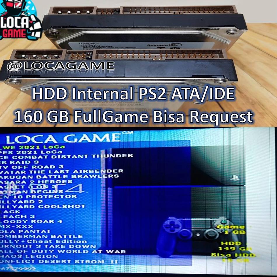Paling Diminati HARDISK INTERNAL ATA/IDE 160GB UNTUK PS2 FAT/TEBAL FULLGAME BISA REQUEST