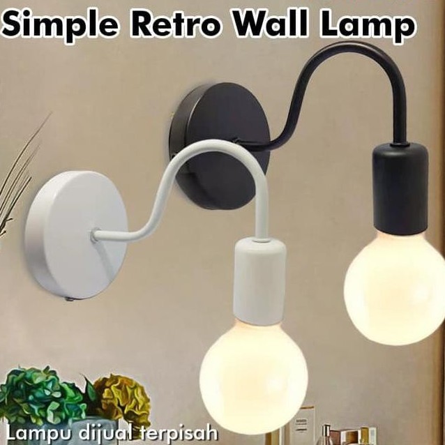 [COD] KAP LAMPU GANTUNG SIMPLE RETRO WALL