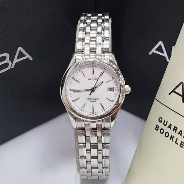 Jam Tangan Wanita Alba AXT857 Analog Watch Original Jam Couple AXT857X1