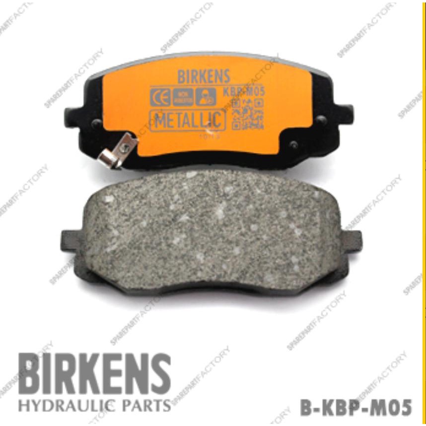 BRAKE PAD KAMPAS REM DEPAN KIA PICANTO 2005 METALIC BIRKENS