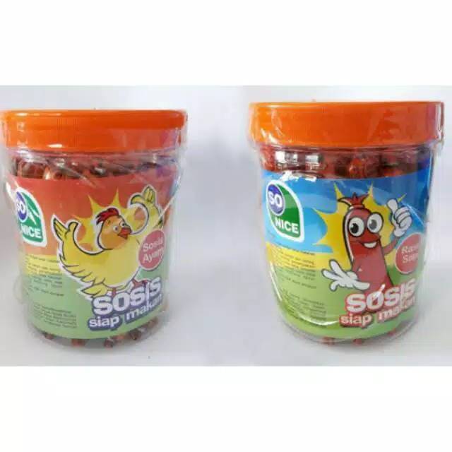 

Sosis So Nice - Sosis Siap makan (1 Toples)