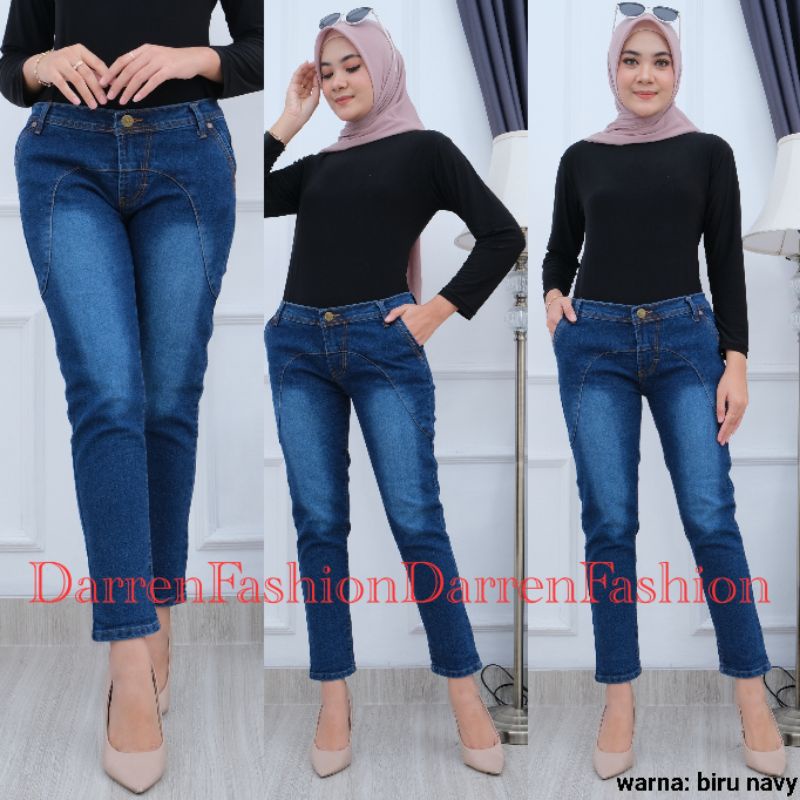 Celana Jeans Wanita Panjang Stretch Skinny Jena Murah