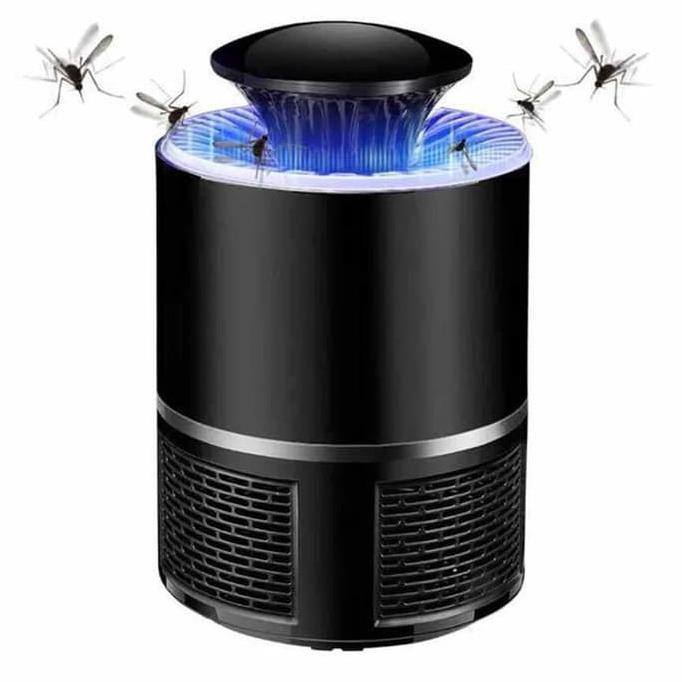 Perangkap Nyamuk Jebakan Lalat Kipas Lampu LED UV Ultraviolet Elektrik