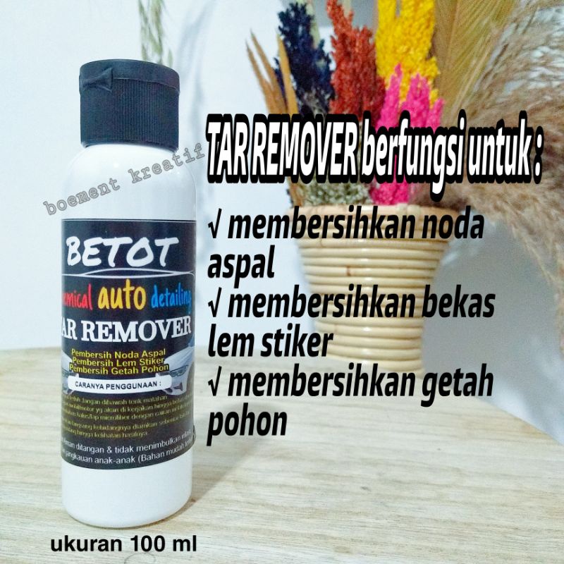 Penghilang aspal / bekas lem stiker / getah pohon / Tar remover dijamin ampuh