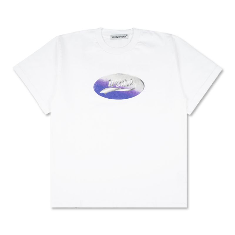 Word Division - Plated Logo - White
