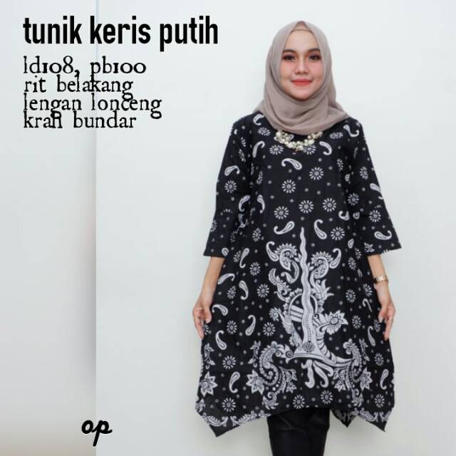 TUNIK BATIK TUNIK KERIS TUNIK JUMBO TUNIK BATIK SOLO DRESS BATIK DRESS BATIK JUMBO