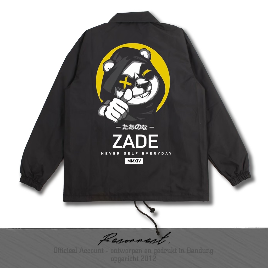 Reconnect Coach Jacket Waterproof Zade Panda - Unisex - Bandung