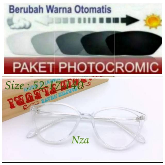 Frame Kacamata Wanita Terbaru, Kaca mata Anti UV, Kacamata Minus, Kaca mata PHOTOCROMIC