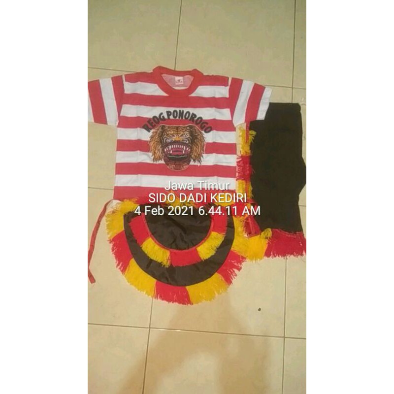 bisa cod celana embong kaos reog Ponorogo 1 2 SD