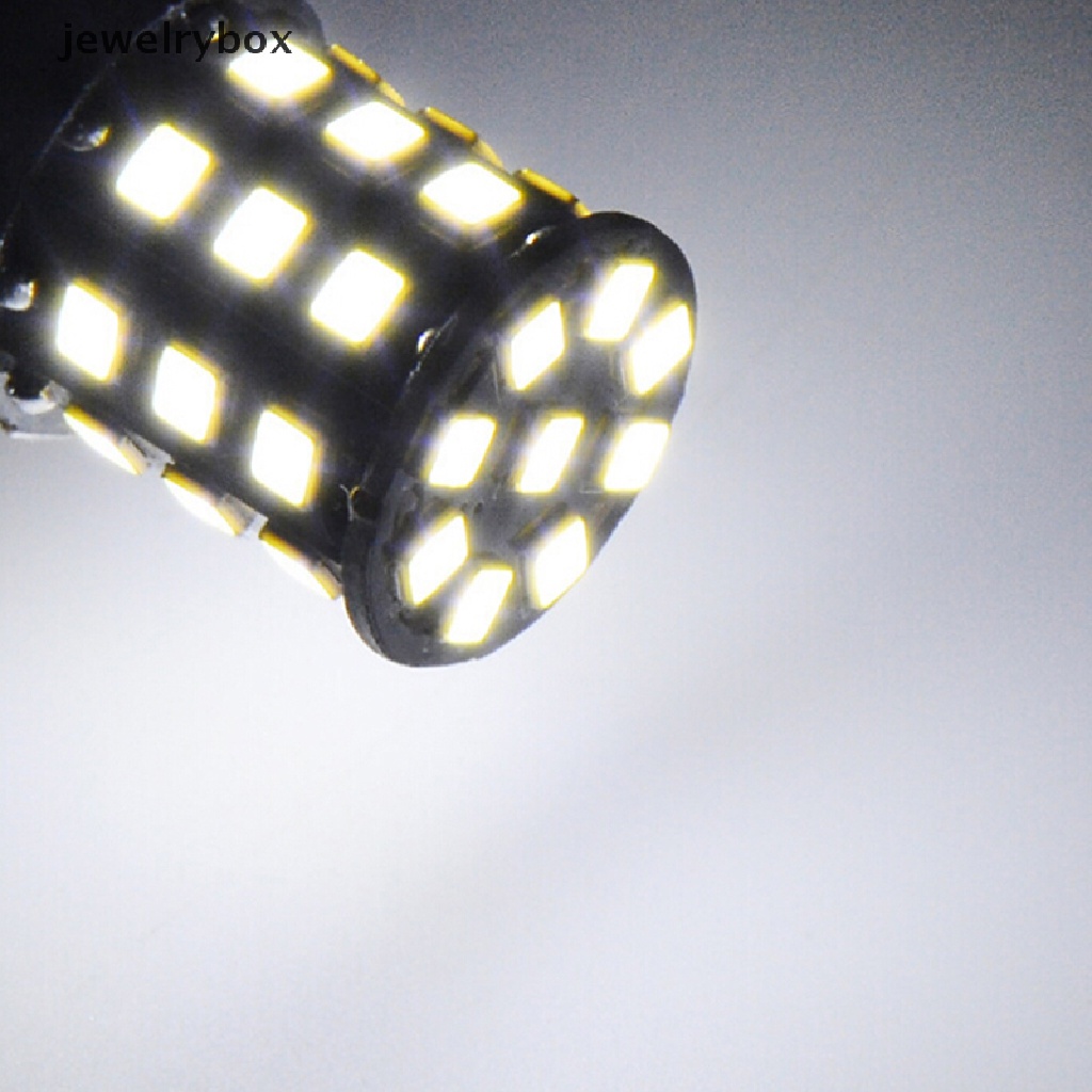 (Box) 4 Pcs Bola Lampu LED 1156 BA15S 2835 33-SMD Warna Putih Untuk Sinyal Sein / Rem Mobil